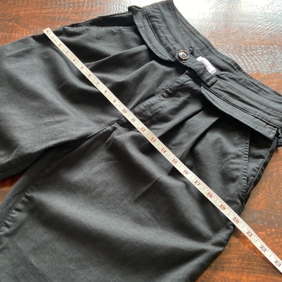 Pistola High-Waisted Pleated Trousers Black Size 27 - Picture 12 of 14